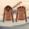 Mira™ | Elegante Modejacke - JACKET (F) - Hellbraun / S