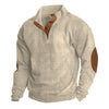 Oliver™ | Strukturierter Ripp-Herrenpullover - Men T-Shirt - Beige / S