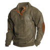 Oliver™ | Strukturierter Ripp-Herrenpullover - Men T-Shirt - khaki / S