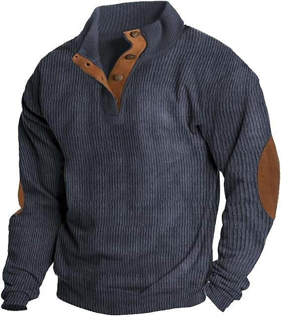 Oliver™ | Strukturierter Ripp-Herrenpullover - Men T-Shirt - White / S