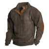 Oliver™ | Strukturierter Ripp-Herrenpullover - Men T-Shirt - Brown / S
