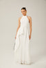 Reya | feminines langes Kleid mit Neckholder-Ausschnitt