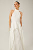 Reya | feminines langes Kleid mit Neckholder-Ausschnitt