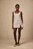 Alexia | stilvolles rosa Minikleid im Tweed-Design