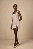 Alexia | stilvolles rosa Minikleid im Tweed-Design