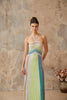 Selin | Ombre Strickträgerkleid