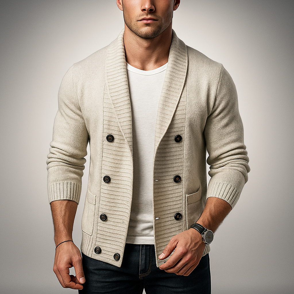 Gavin | Doppelreiher-Cardigan