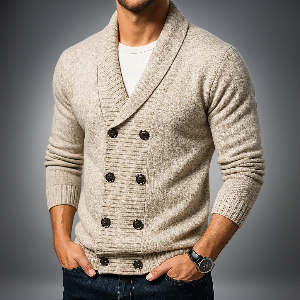 Gavin | Doppelreiher-Cardigan