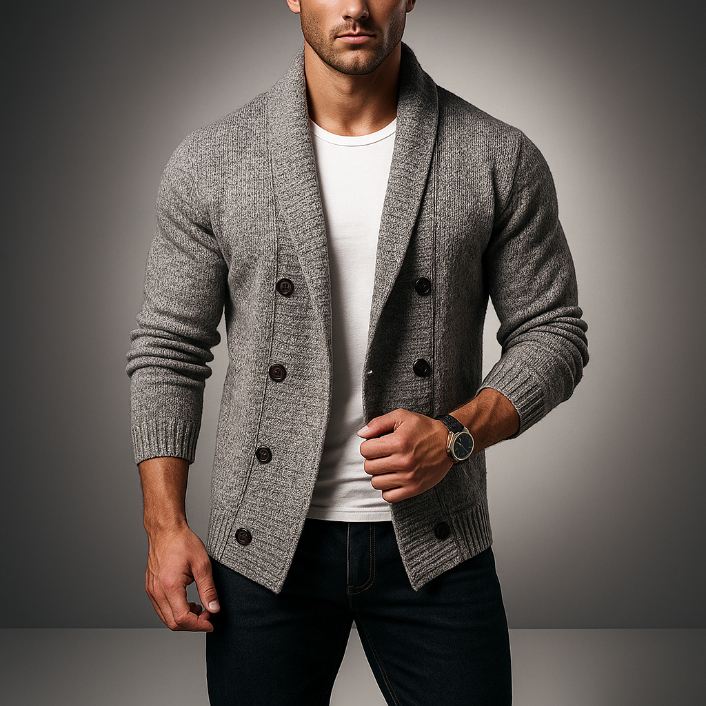 Gavin | Doppelreiher-Cardigan