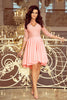 Josephine | feminines Kleid mit feinem Spitzenausschnitt