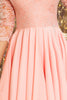 Josephine | feminines Kleid mit feinem Spitzenausschnitt