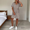 Wilma | modisches Damenkleid mit auffälligem Leopardenprint und V-Ausschnitt