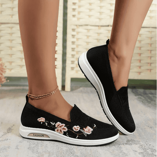 Jazzy | Bequeme Blumen-Orthopädie-Schuhe für Damen