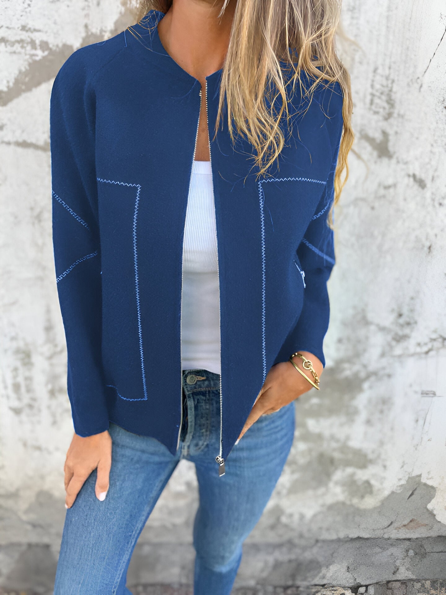 FRE™ | stylische Jacke - Blau / S