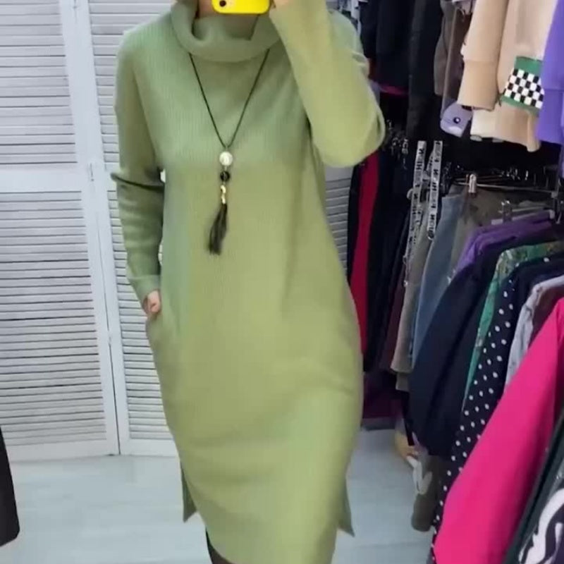 Lexi | Damenkleid, klassisch & langärmelig