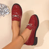 Jinna | Damen-Loafer mit Metallkette