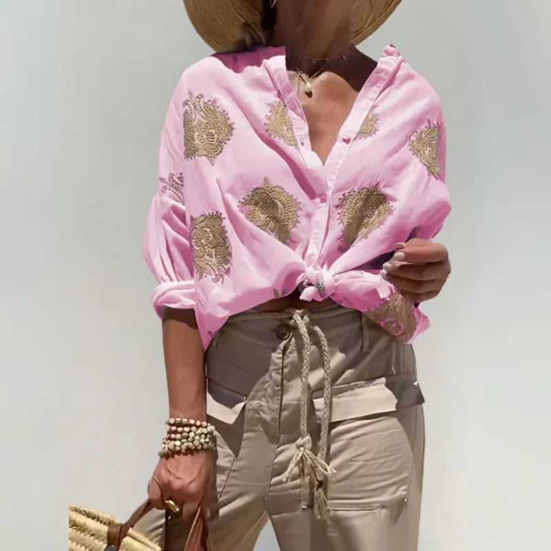 Lizette | Sommerliches Baumwollhemd für den eleganten Look