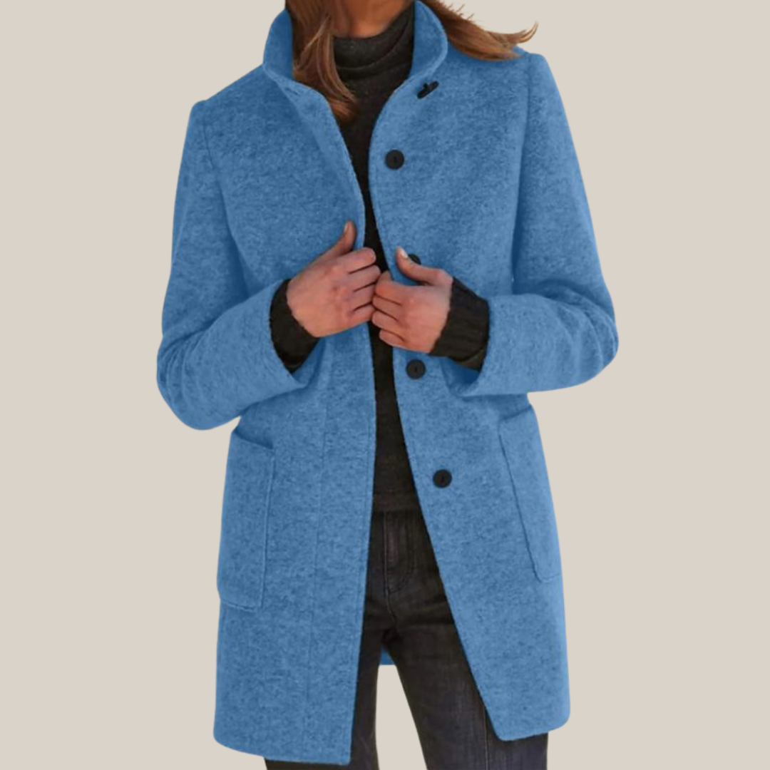 Annalena™ – Stilvolle Übergangsjacke - Hellblau / S