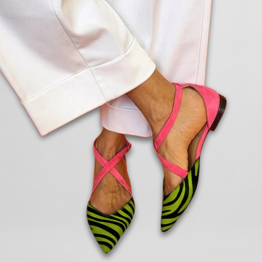 Callie | femininen Ballerinas mit Riemen für besonderen Komfort