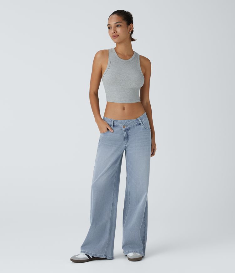 Amilza | Locker Geschnittene Denim-Hose