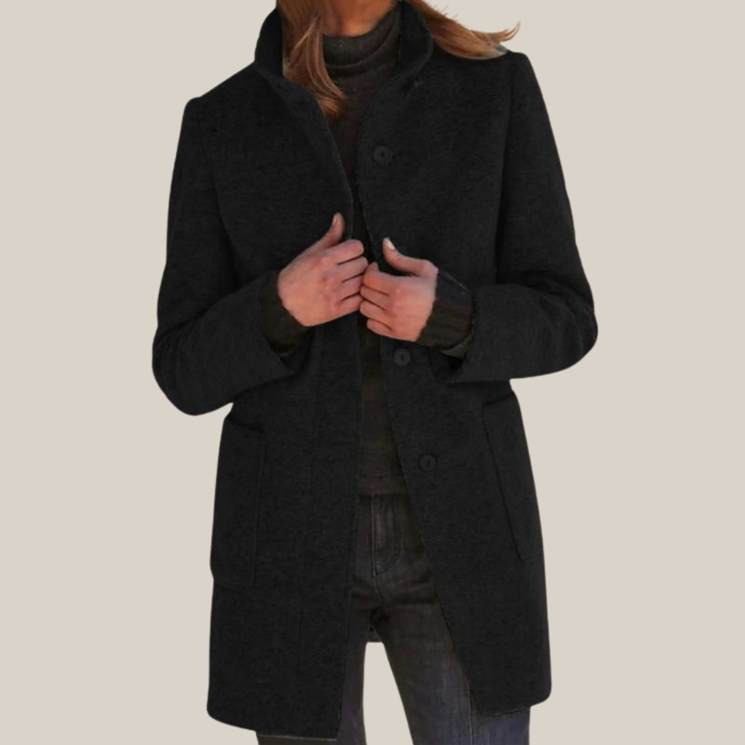 Annalena™ – Stilvolle Übergangsjacke - Schwarz / S