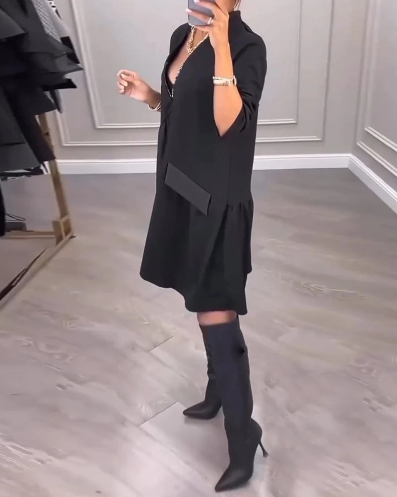 Isabella™ Kleid mit V-Ausschnitt