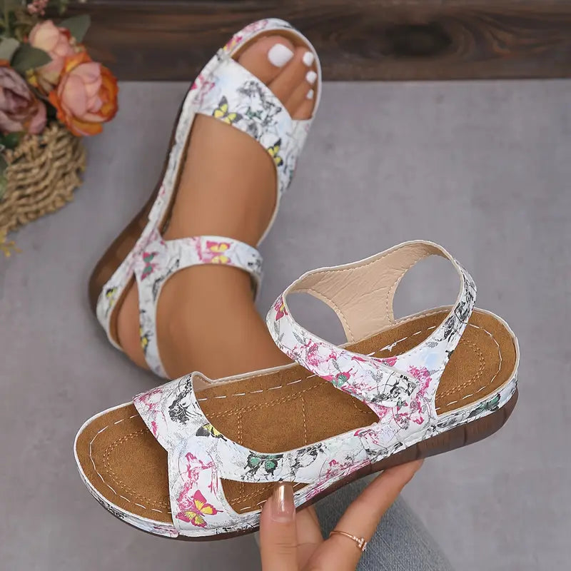 Jheana | Minimalistische Sandalen aus Kunstleder