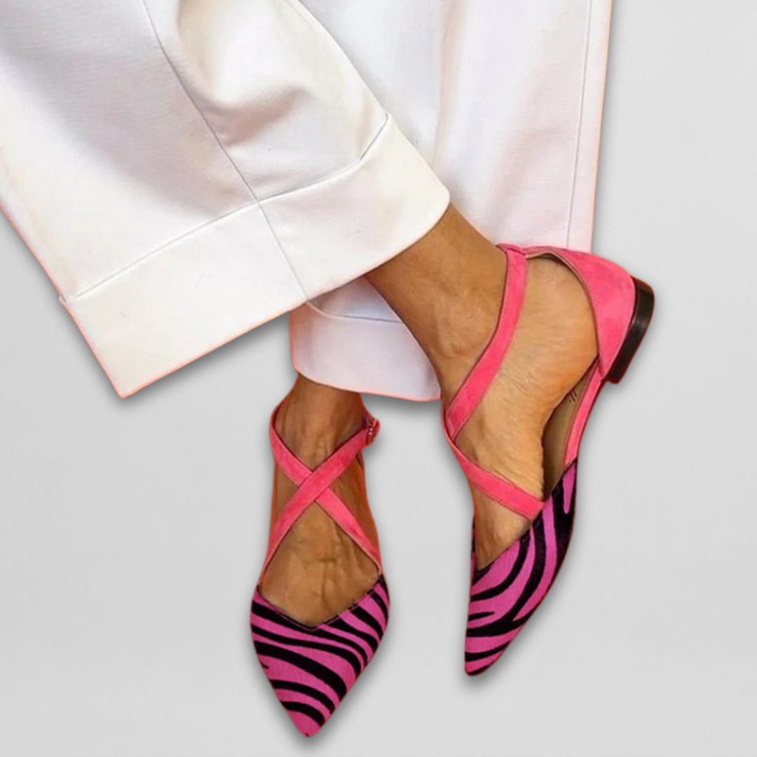Callie | femininen Ballerinas mit Riemen für besonderen Komfort
