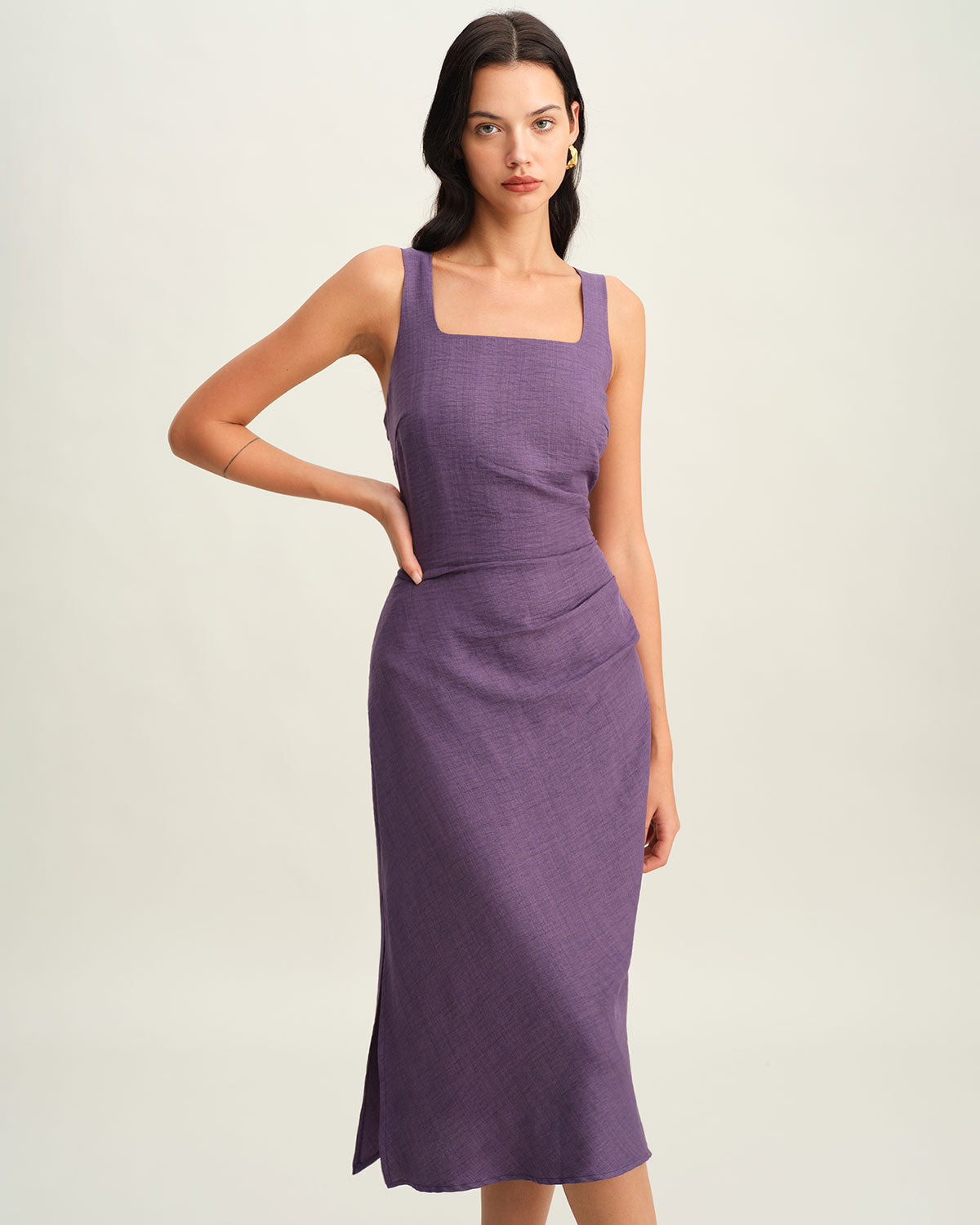 Yuria | Lila Luxe Midikleid