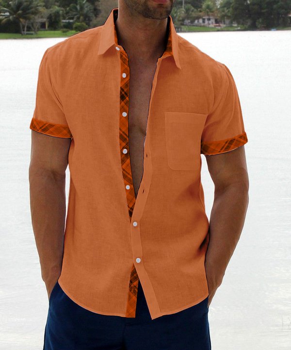 Harold | Herren Freizeithemd im Karo-Design mit Button-Down-Kragen
