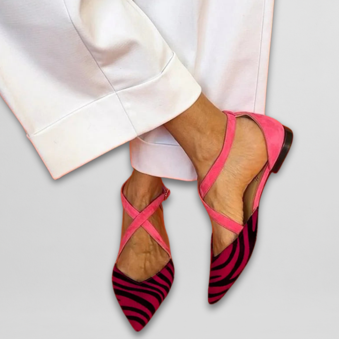 Callie | femininen Ballerinas mit Riemen für besonderen Komfort