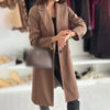 Ivy™ | Eleganter maßgeschneiderter langer Mantel für Damen