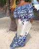 Emilia™ | Luftiges Off-Shoulder-Kleid mit sommerlichem Print
