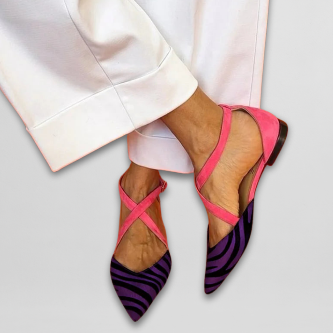 Callie | femininen Ballerinas mit Riemen für besonderen Komfort
