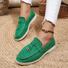 Yany | Damen-Loafers aus Wildleder mit geknoteter Quaste