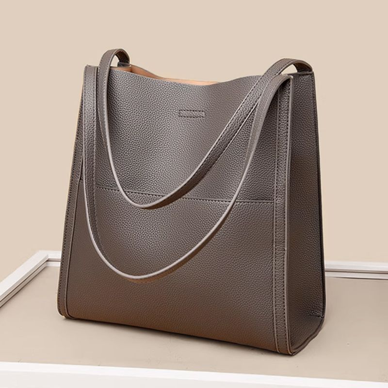 Allison | Elegante monochrome Lederhandtasche