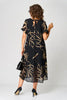 Analeia | luftiges Chiffonkleid in Plus-Size