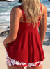 Zaryn | Tankini-Set mit Palmenmuster
