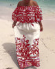 Emilia™ | Luftiges Off-Shoulder-Kleid mit sommerlichem Print