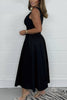 Itzel | Ärmelloses Midikleid mit Schlagseite
