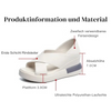Geshia | Modernistische Plateausandalen aus Leder mit breiten Riemen