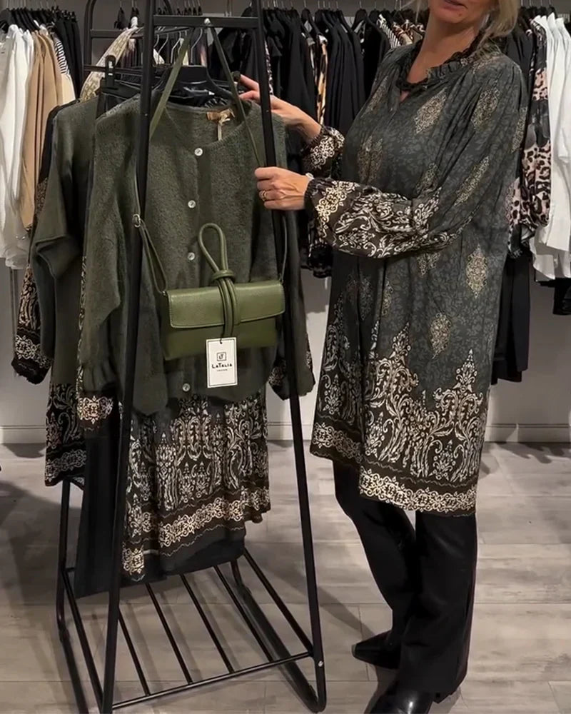 Georgina | Elegante Hemdblusenkleid