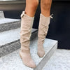 Evelyn™ | Luxus-Damenstiefel - Beige / 35
