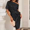 Anne | Pailletten-Partykleid mit One-Shoulder-Design für Damen