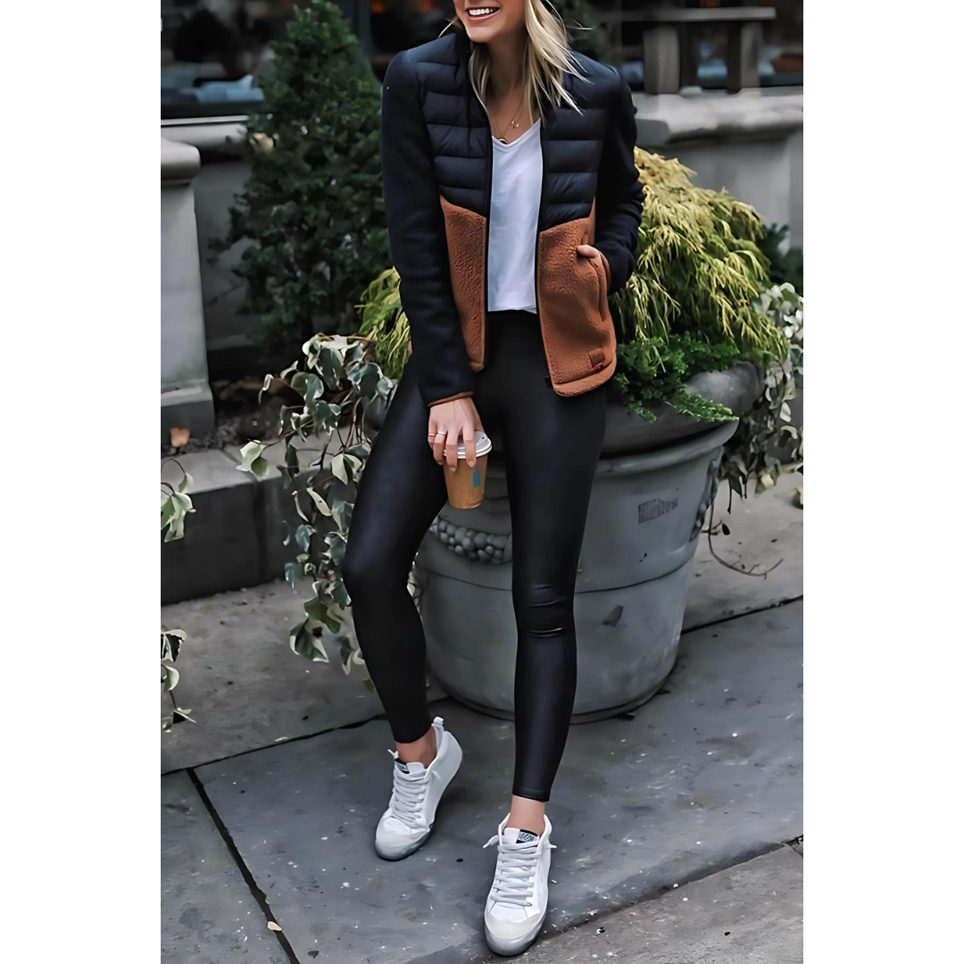 Fenna™ | Trendige Herbstjacke - Jackets & Coats - Schwarz / S