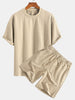 Rudy | Lässiges Relax Fit T-Shirt mit Twist-Jacquard-Shorts
