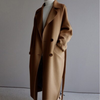 Melina™ | Stilvoller langer Mantel - Braun / S