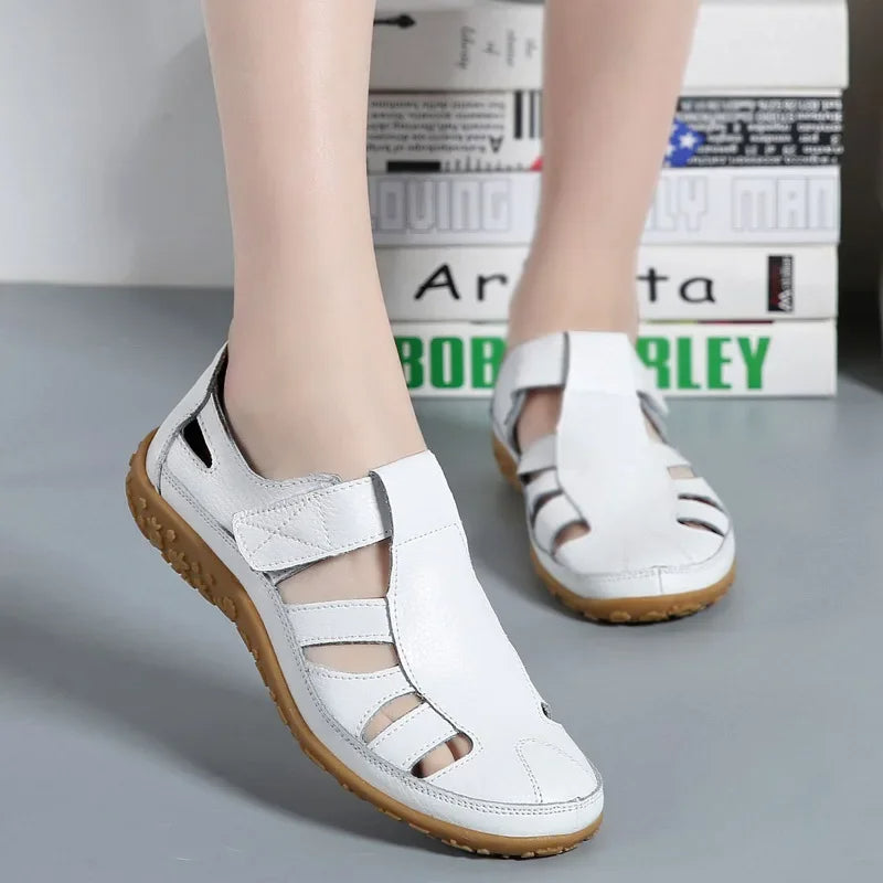 Elvie | Zeitlose Sommersandalen aus hochwertigem Leder