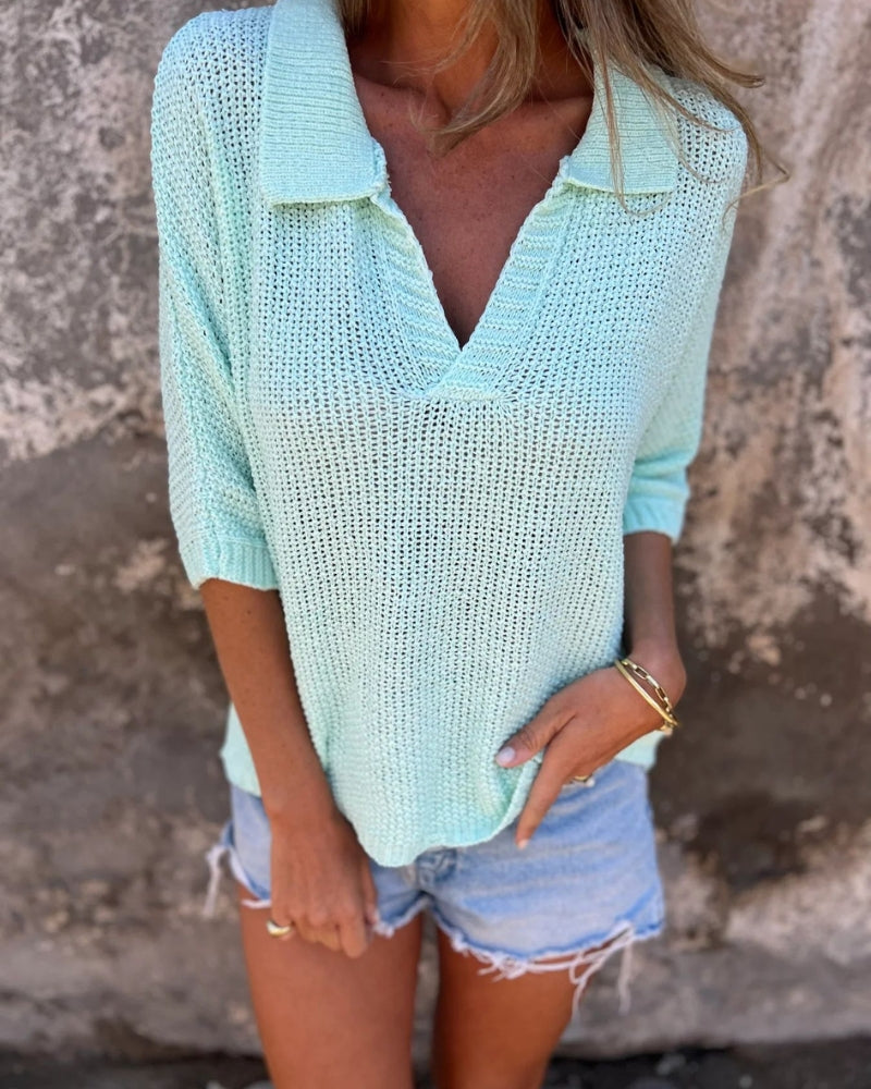 Garciele | Lässiges Strick-Top im Boho-Stil