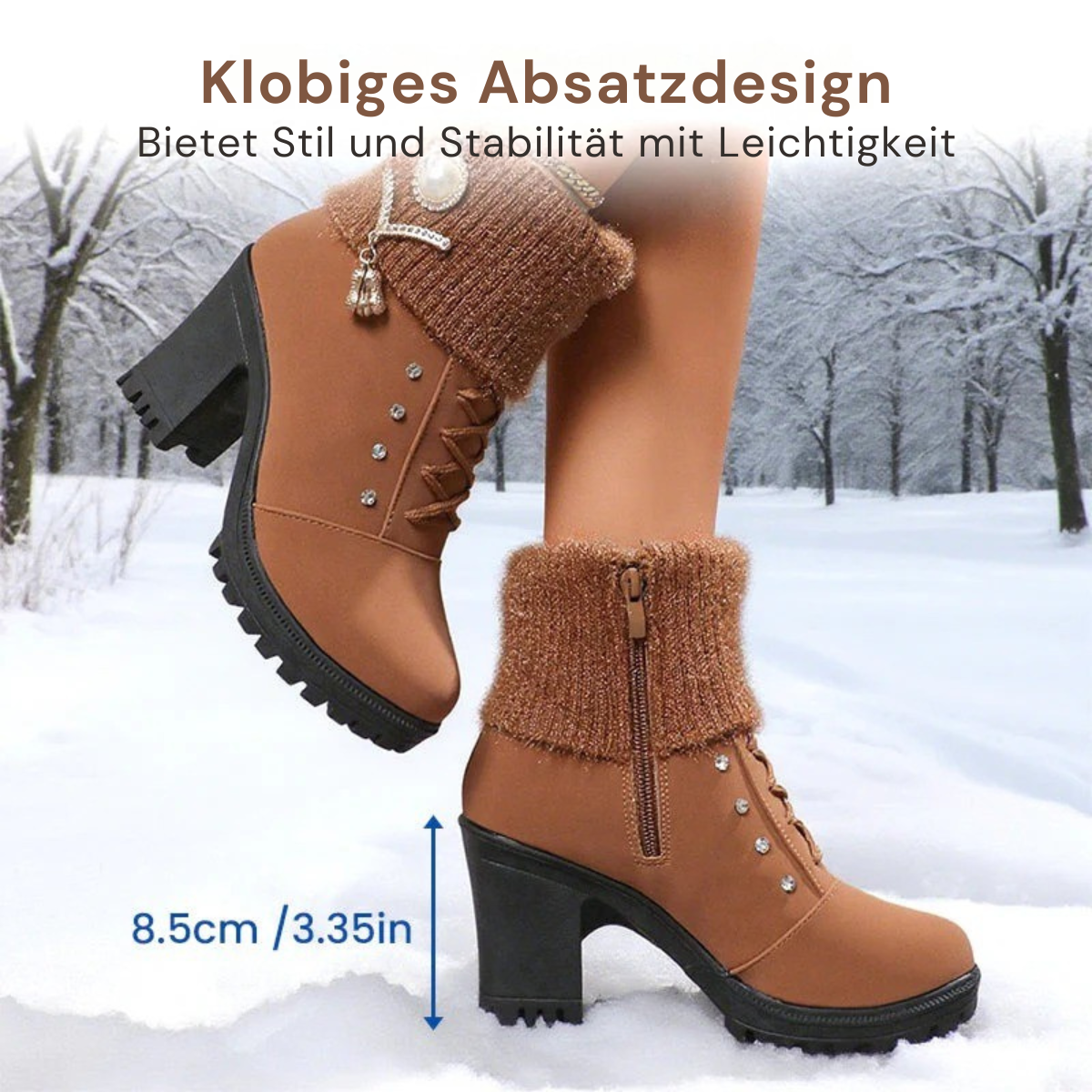 Lienna | Damenstiefel mit Blockabsatz